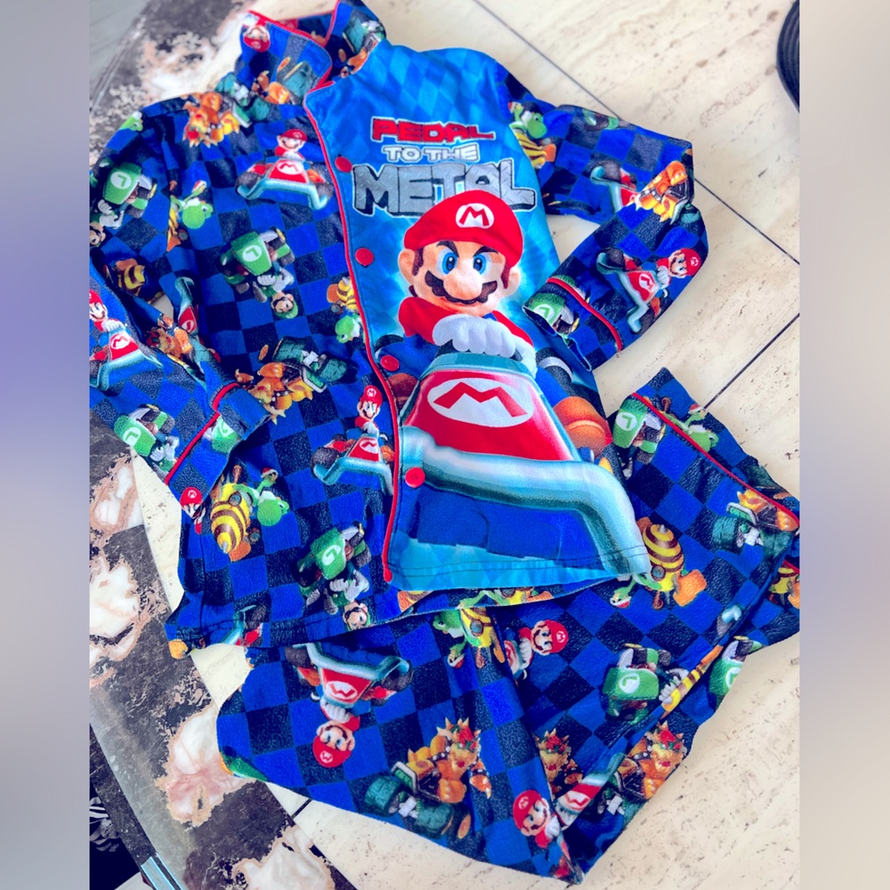 Nintendo Blue Kids Pajamas